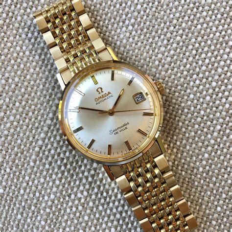 1958 omega seamaster|omega seamaster gold vintage price.